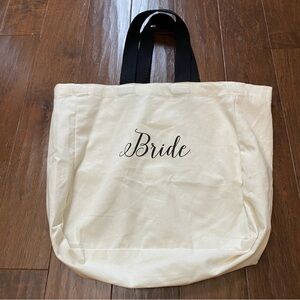 EUC Large Bridge Cotton Canvas Tote Bag